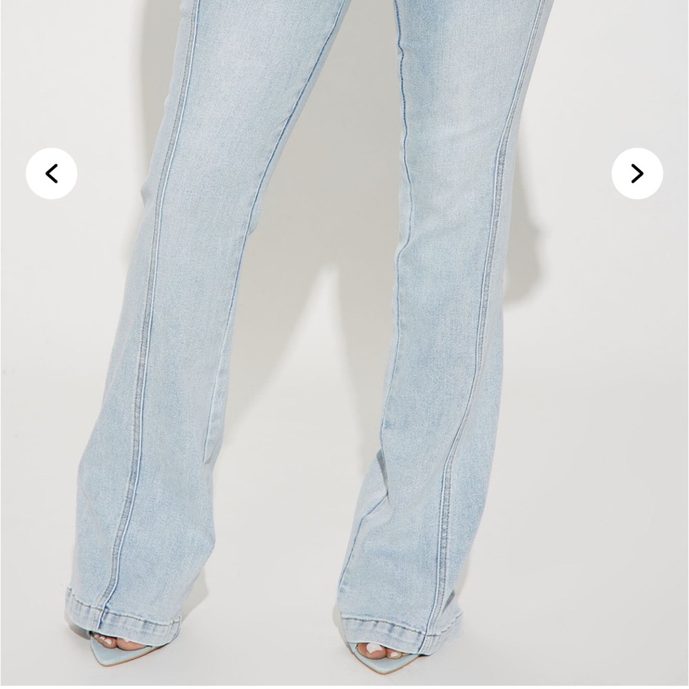 Fashion Nova Blue Clap Back Denim Jeans